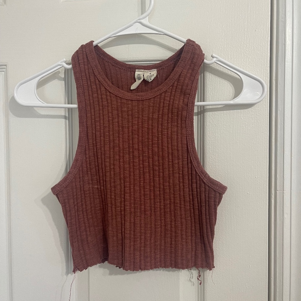 high neck tank top